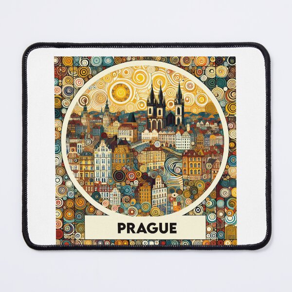 Item preview, Prague – Minimalist Cubic Art Celebrating the City of a Hundred Spires designed and sold by OzzFrequency.