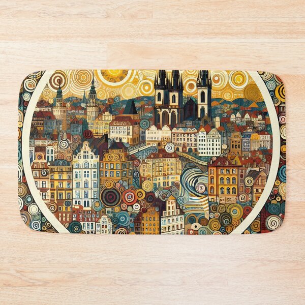 Item preview, Prague – Minimalist Cubic Art Celebrating the City of a Hundred Spires designed and sold by OzzFrequency.