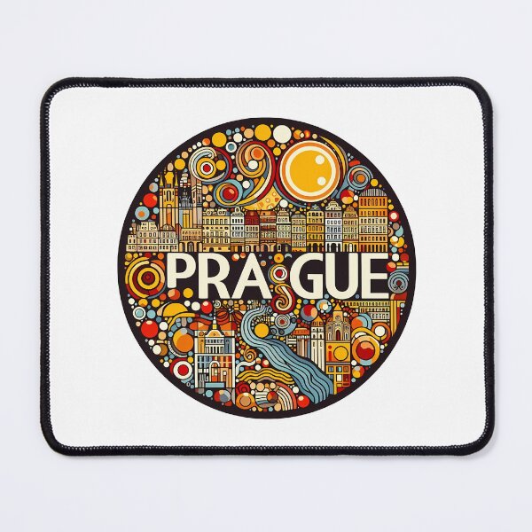 Item preview, Prague – Minimalist Cubic Art Celebrating the City of a Hundred Spires designed and sold by OzzFrequency.