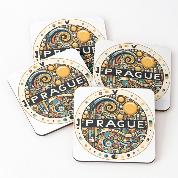 Item preview, Prague – Minimalist Cubic Art Celebrating the City of a Hundred Spires designed and sold by OzzFrequency.