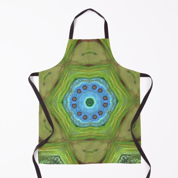 Item preview, Earthy Mandala Pattern with Blue Center designed and sold by DigitalGemArt.
