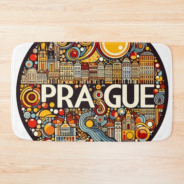 Item preview, Prague – Minimalist Cubic Art Celebrating the City of a Hundred Spires designed and sold by OzzFrequency.