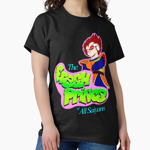 Artikel-Vorschau von Shirt „Fresh Saiyan Prince Vegeta“ | Drache | T-Shirt | Der Prinz von Bel-Air | Saiyajin | Vegeta | DBZ | DBS | Ball, designt und verkauft von teemmeme7.