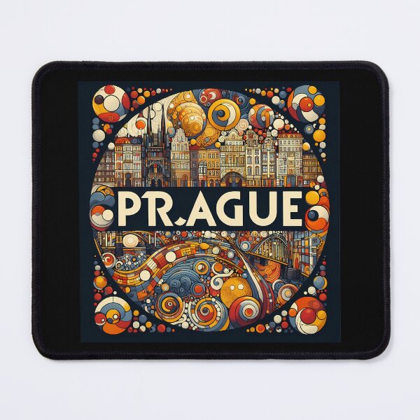 Item preview, Prague – Minimalist Cubic Art Celebrating the City of a Hundred Spires designed and sold by OzzFrequency.