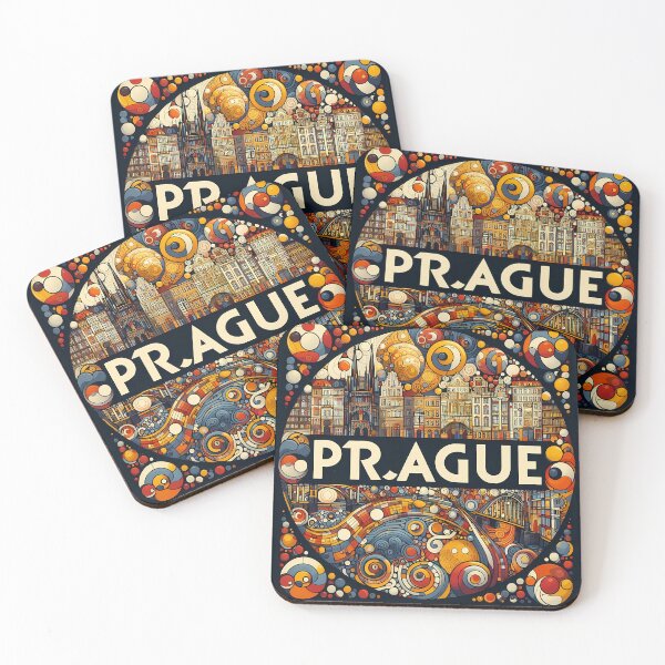Item preview, Prague – Minimalist Cubic Art Celebrating the City of a Hundred Spires designed and sold by OzzFrequency.