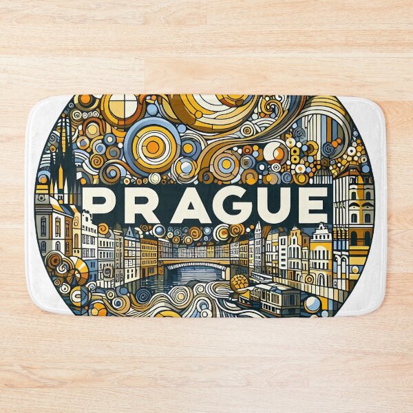 Item preview, Prague – Minimalist Cubic Art Celebrating the City of a Hundred Spires designed and sold by OzzFrequency.