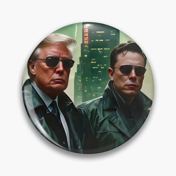 Item preview, Trump and Elon Enter the Matrix designed and sold by Sassysue72.