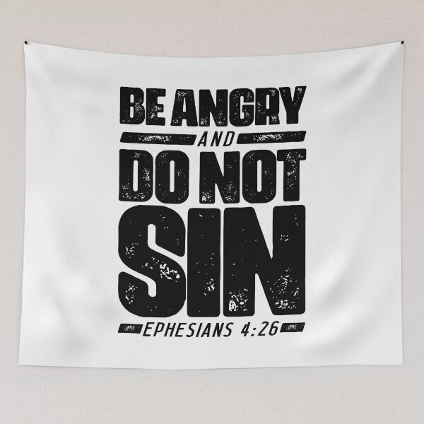 Item preview, Ephesians 4:26 Be Angry and Do Not Sin designed and sold by plushism.