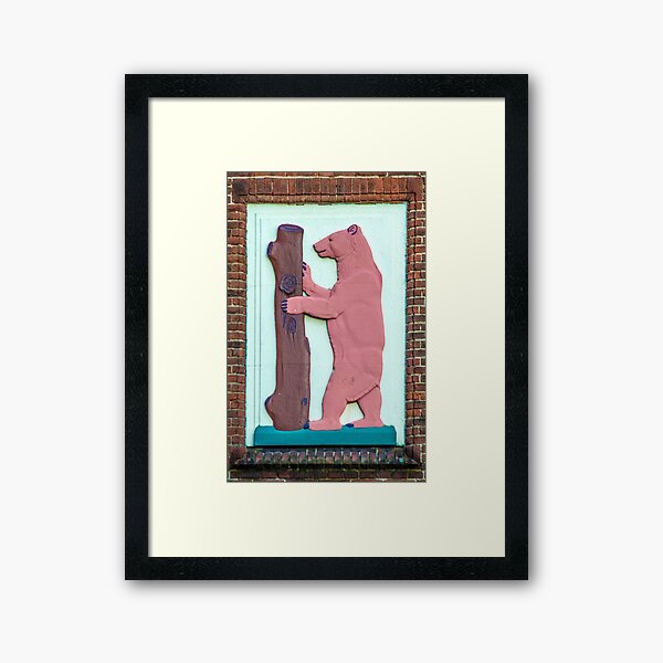 The Bear Framed Art Print