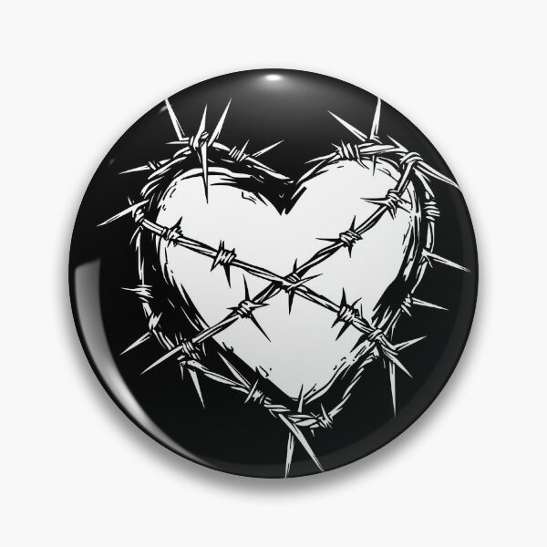 Item preview, Heart with barbed wire designed and sold by JacobSpace.