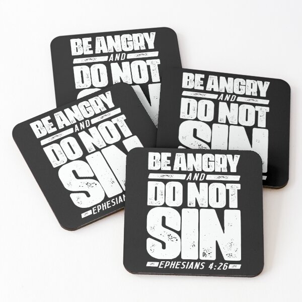 Item preview, Ephesians 4:26 Be Angry and Do Not Sin designed and sold by plushism.