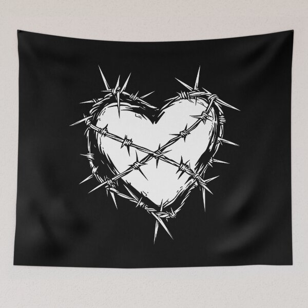 Item preview, Heart with barbed wire designed and sold by JacobSpace.