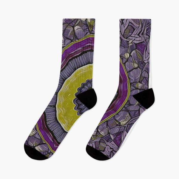 Item preview, Purple, Yellow, Green Kaleidoscopic Circle Design designed and sold by DigitalGemArt.