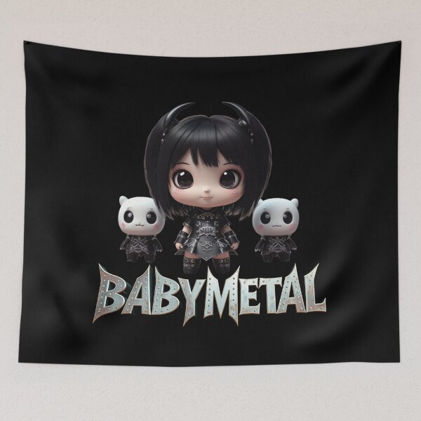 Item preview, BABYMETAL, Kawaii CGI Character, Unique Logo designed and sold by Burn-Ego.