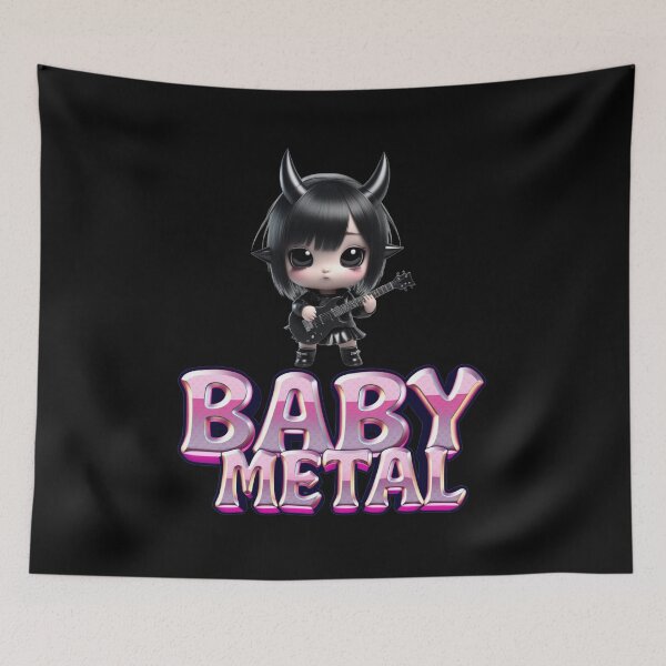 Item preview, BABYMETAL, Kawaii Character, Unique 3D Logo designed and sold by Burn-Ego.