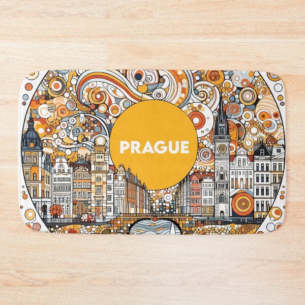Item preview, Prague – Minimalist Cubic Art Celebrating the City of a Hundred Spires designed and sold by OzzFrequency.
