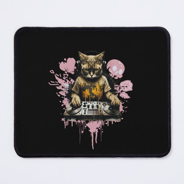 Item preview, DJ Cat Classic T-shirt designed and sold by Organic-Trendy.