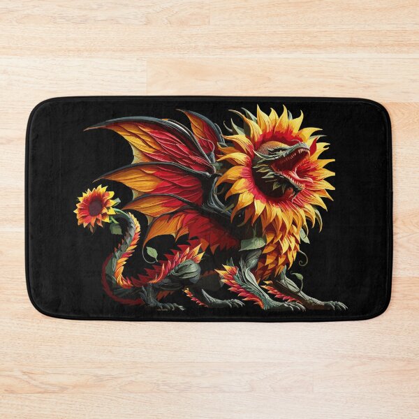 Item preview, Majestic Red Sunflower Dragon  designed and sold by Xsquilax.