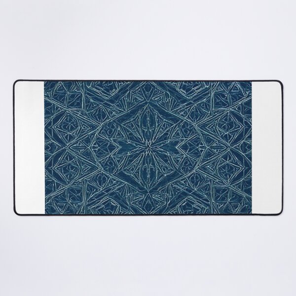 Item preview, Blue Embossed Star Pattern designed and sold by DigitalGemArt.
