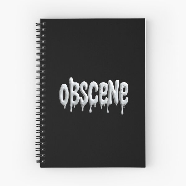 Item preview, Obscene, Dripping Font, White Liquid designed and sold by Burn-Ego.