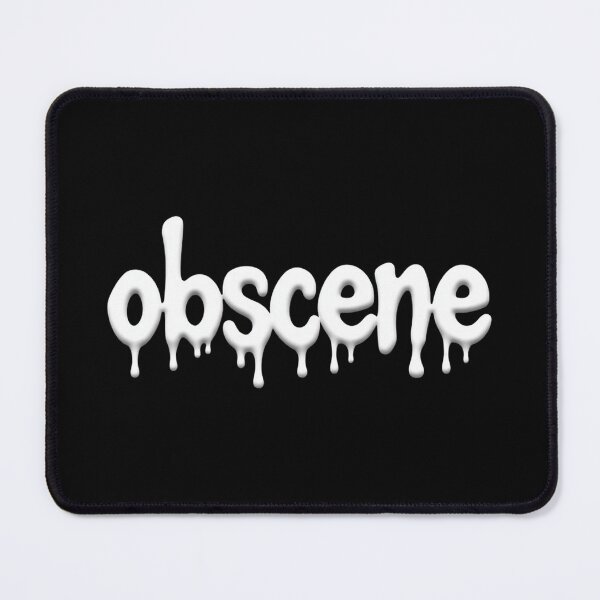 Item preview, Obscene, Slimy Font, White Liquid designed and sold by Burn-Ego.