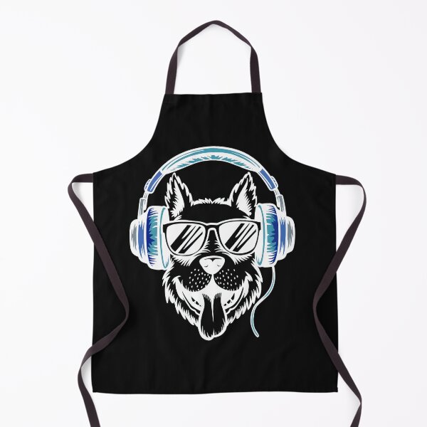 Item preview, DJ dog, dog in headphones, funky music designed and sold by Dot1001.
