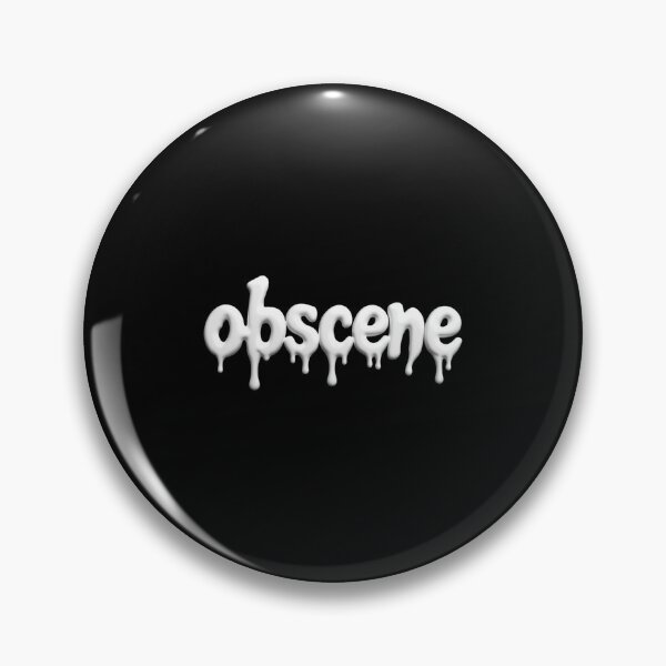 Item preview, Obscene, Wet Font, White Liquid designed and sold by Burn-Ego.