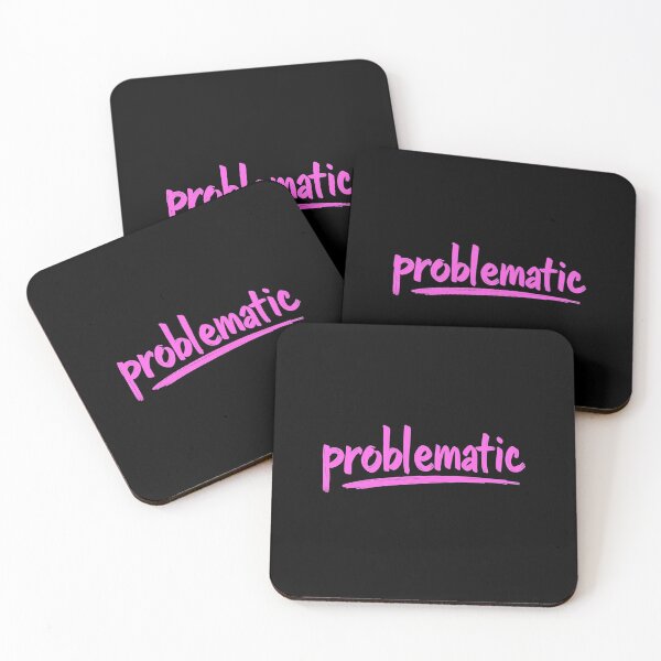 Item preview, Problematic, Pink Font, Lipstick,  designed and sold by Burn-Ego.