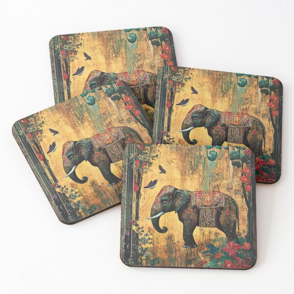 Item preview, Ornate Pachyderm Protector designed and sold by Retro Type.