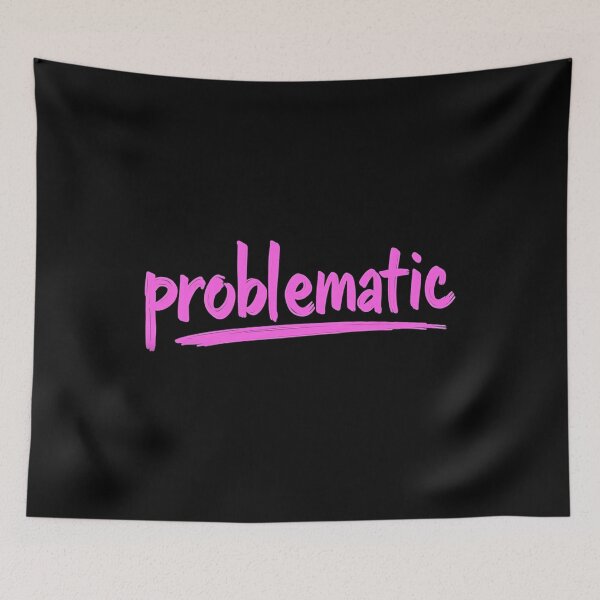 Item preview, Problematic, Pink Font, Lipstick,  designed and sold by Burn-Ego.