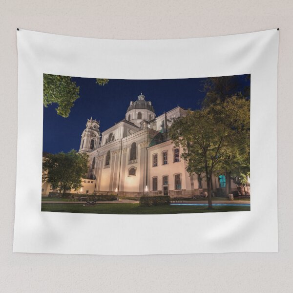 Item preview, Salzburg Cathedral at night designed and sold by WorldScenery.