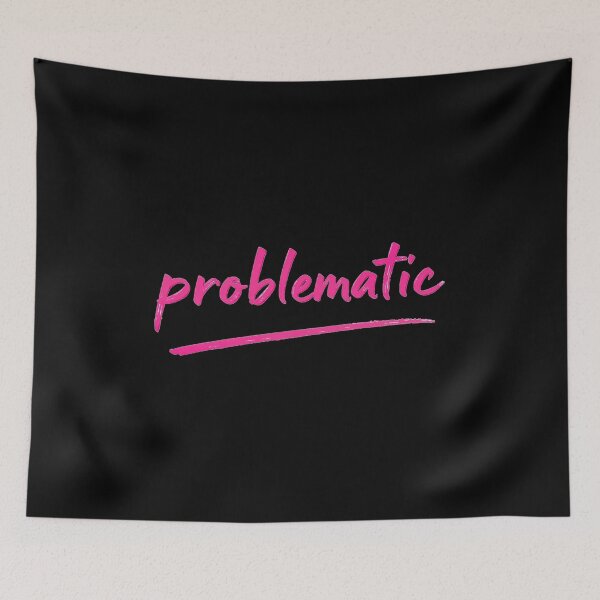 Artikelvorschau, Problematisch, Pink Lipstick Schriftart, Bad Girl entworfen und verkauft von Burn-Ego.
