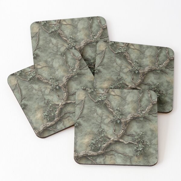 Item preview, Green-leaved branches on wall designed and sold by brandway.