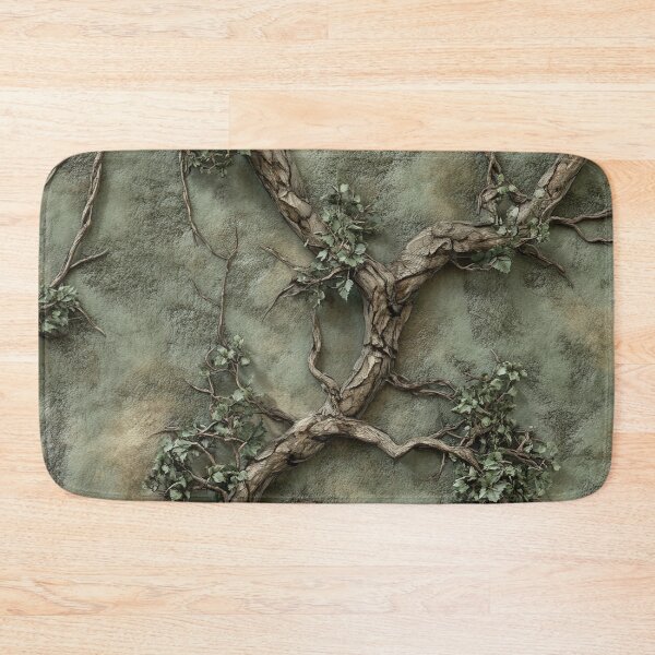 Item preview, Green-leaved branches on wall designed and sold by brandway.