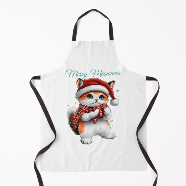 Item preview, Christmas Cat, Festive Kitty, Cute Santa Cat, Merry Meowmas, Holiday Pet Art designed and sold by BukkyStory.