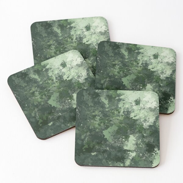 Item preview, Textured green nature pattern designed and sold by brandway.