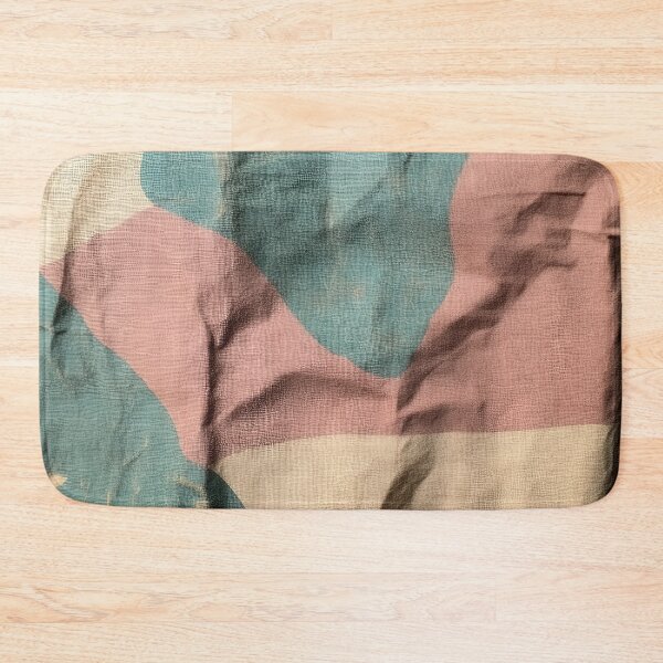 Item preview, Abstract fabric design with colorful patterns designed and sold by brandway.