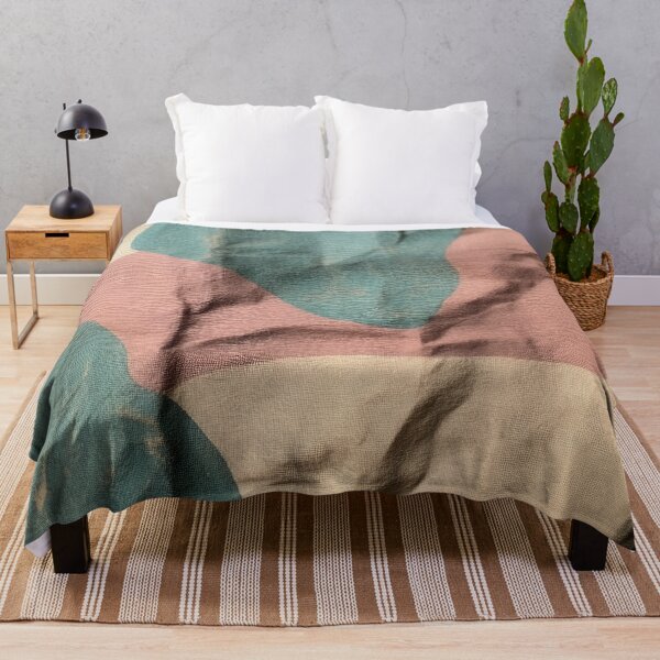 Item preview, Abstract fabric design with colorful patterns designed and sold by brandway.