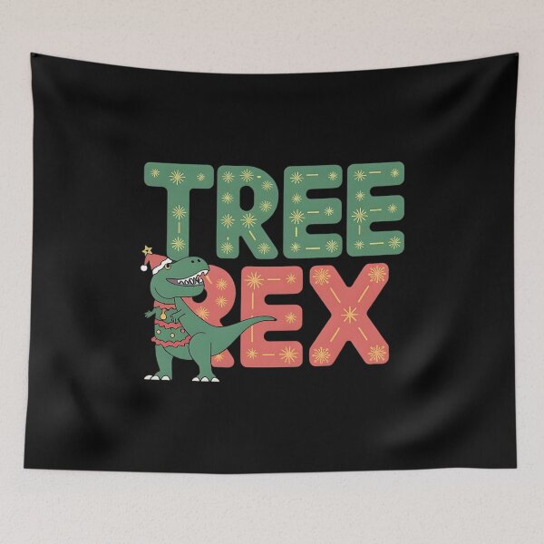 Item preview, Tree Rex Dinosaur Christmas Pun designed and sold by DomTeesHaven.
