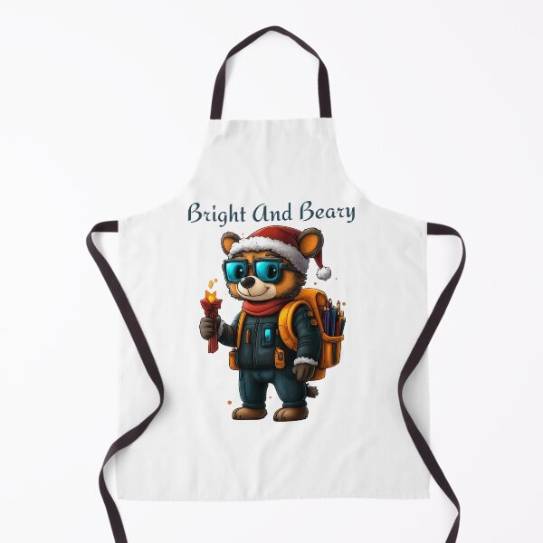 Item preview, Bright And Beary, Christmas Bear Art, Festive Backpack Bear, Cute Holiday Bear, Santa Bear Design designed and sold by BukkyStory.