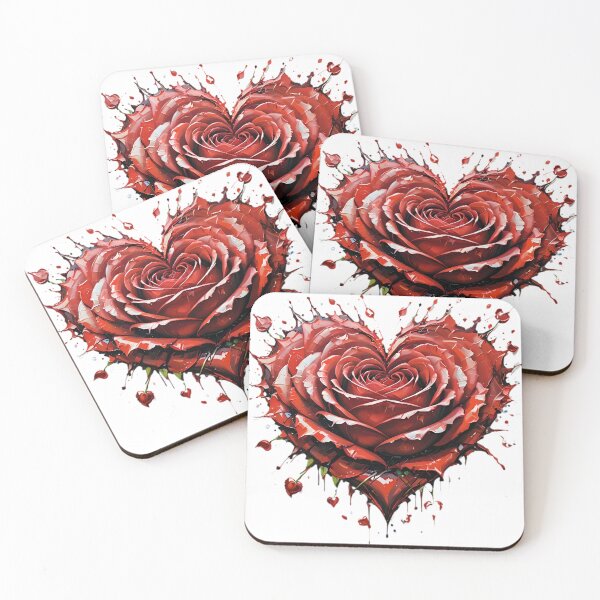 Item preview, heart shaped rose designed and sold by SanchillShop.