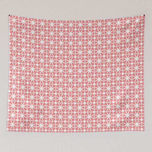Item preview, Symmetrical Coral Star Tile Pattern designed and sold by Genie-0750.