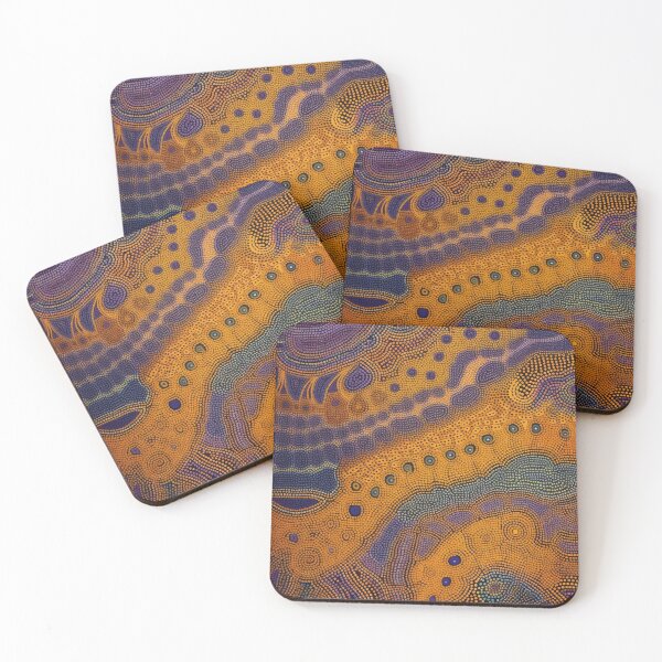 Item preview, Arte de puntos de inspiración aborigen - Arena del desierto designed and sold by GrinGalore.
