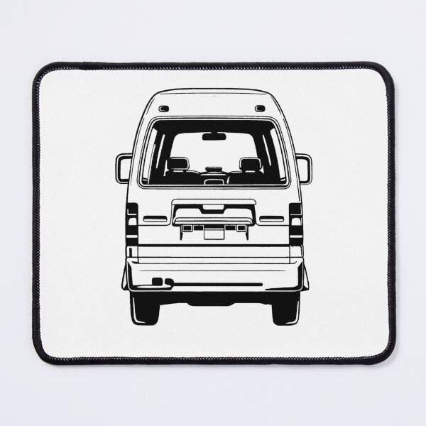 Item preview, Outline of a Japanese Kei Van, Dias Van, JDM Tiny Van designed and sold by mmmkei.