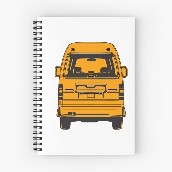 Item preview, Outline of a Japanese Kei Van, Dias Van, JDM Tiny Van, retro JDM designed and sold by mmmkei.