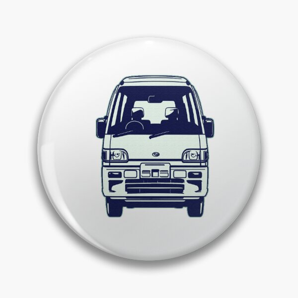 Item preview, Outline of a Japanese Kei Van, Dias Van, JDM Tiny Van, retro JDM designed and sold by mmmkei.