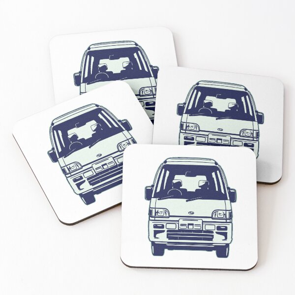 Item preview, Outline of a Japanese Kei Van, Dias Van, JDM Tiny Van, retro JDM designed and sold by mmmkei.