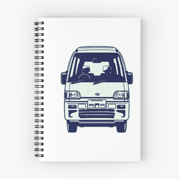 Item preview, Outline of a Japanese Kei Van, Dias Van, JDM Tiny Van, retro JDM designed and sold by mmmkei.