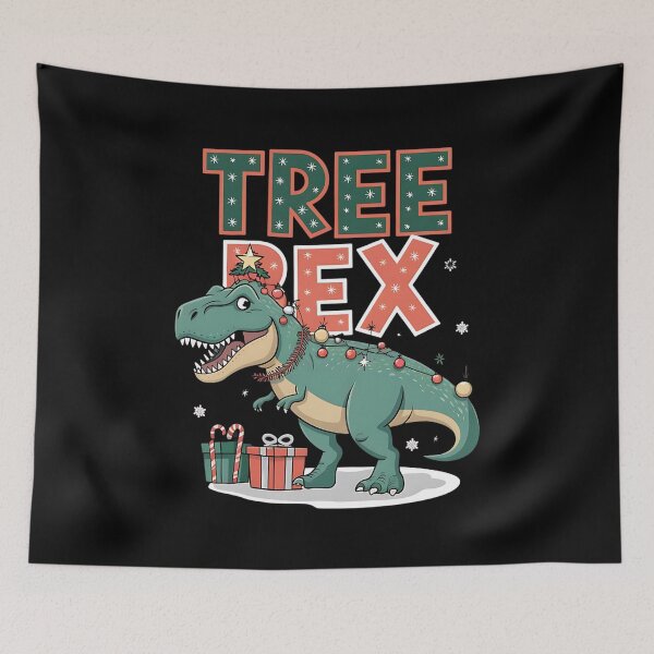Item preview, Tree Rex Dinosaur Christmas Pun designed and sold by DomTeesHaven.