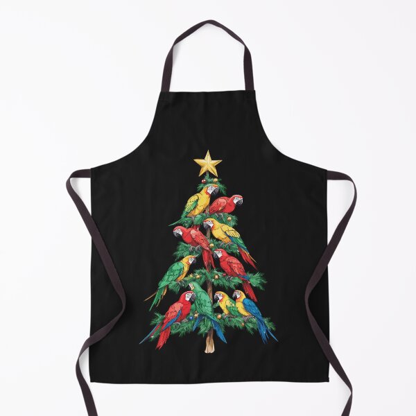 Item preview, Macaw Parrot Christmas Tree With Star designed and sold by KawaiiMotto.